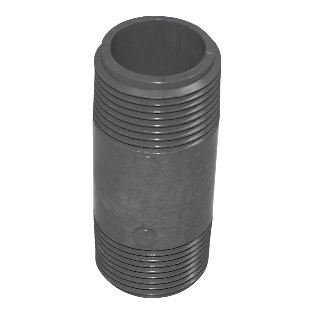 GENOVA 300 Series 383030D Pipe Nipple, 1/2 in, MIP, PVC, Gray, SCH 80 Schedule, 3 in L