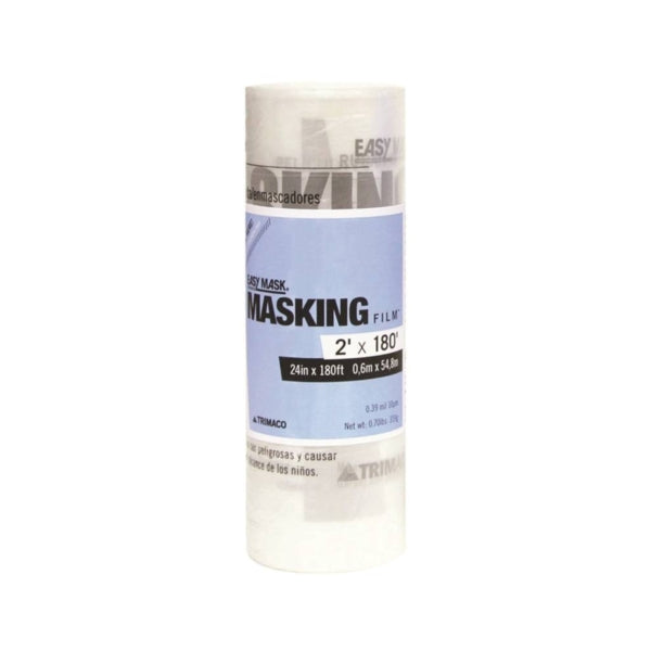 Trimaco EasyMask 62480 Masking Film, 180 ft L, 24 in W