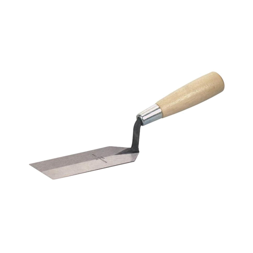 Marshalltown 56 Margin Trowel, 6 in L Blade, 2 in W Blade, HCS Blade, Wood Handle
