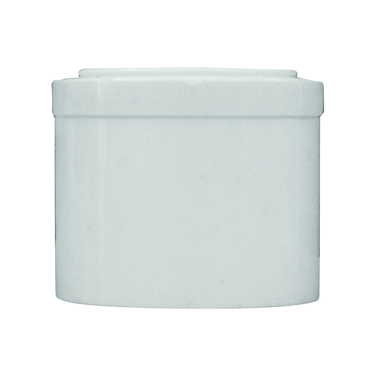 GENOVA 31835 Pipe Plug, 1-1/2 in, Spigot, PVC, White, SCH 40 Schedule