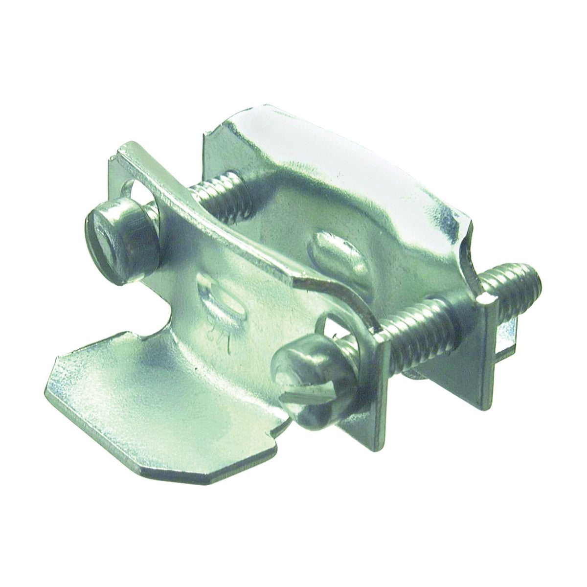 Halex 26512 Clamp Connector, Steel, Galvanized