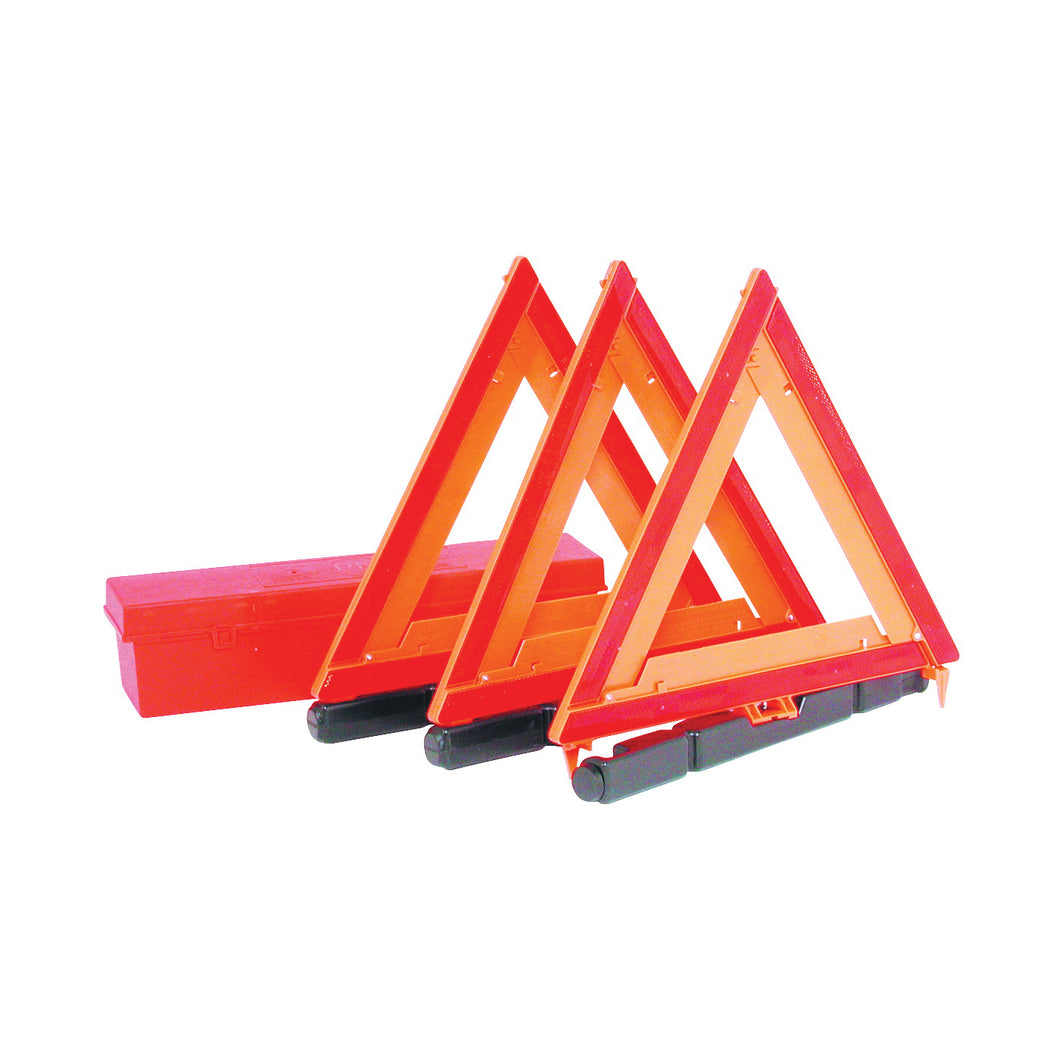 PM 449 Warning Triangle Kit, Fluorescent Orange Reflector