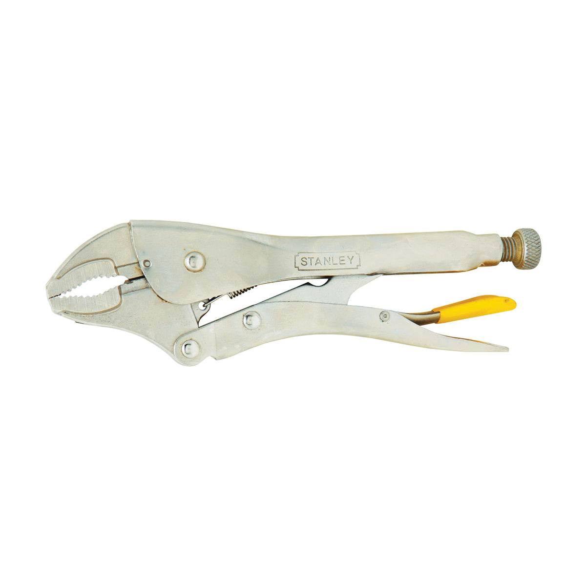 STANLEY 84-809 Locking Plier, 9 in OAL, Plain-Grip Handle, 3/16 in W Jaw, 1-11/64 in L Jaw