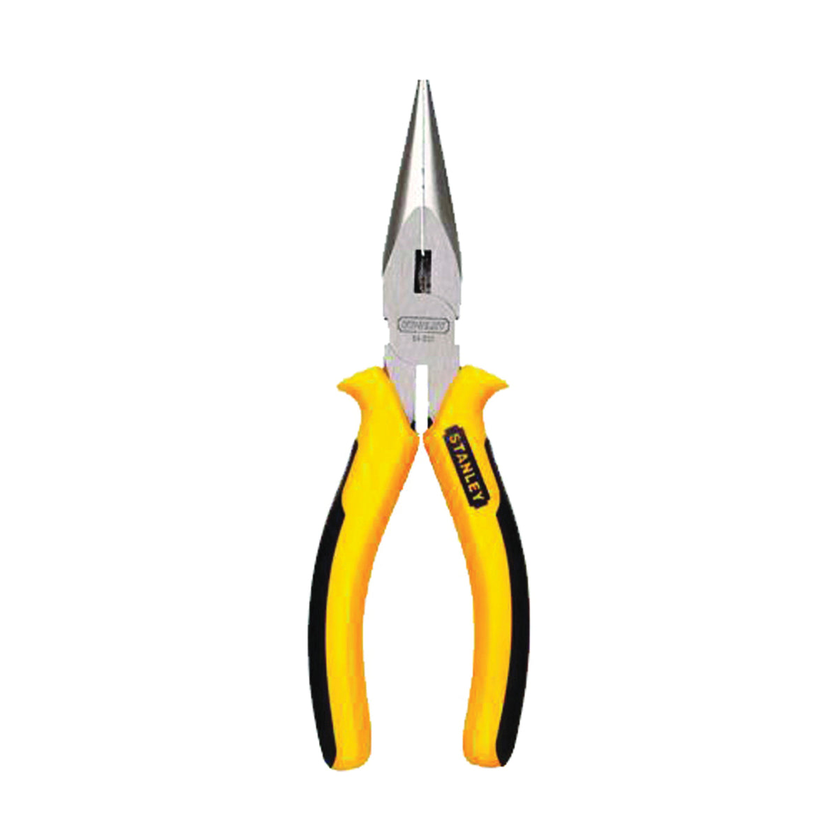 STANLEY 84-031W Nose Plier, 6 in OAL, Black/Yellow Handle, Comfort-Grip Handle