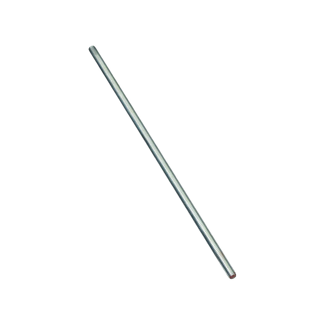 Stanley Hardware N179-598 Threaded Rod, 5/16-18 Thread, 72 in L, A Grade, Steel, Zinc, UNC Thread