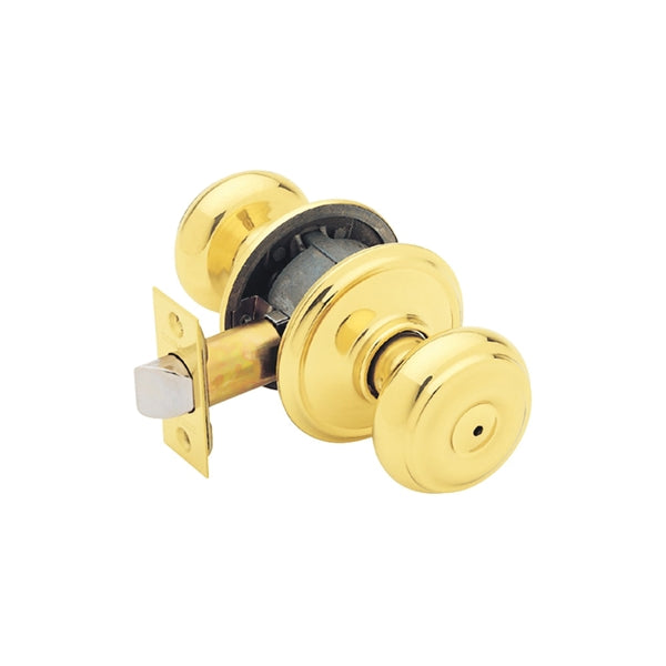 Schlage Georgian Series F40VGEO605 Privacy Door Knob, Brass, Brass