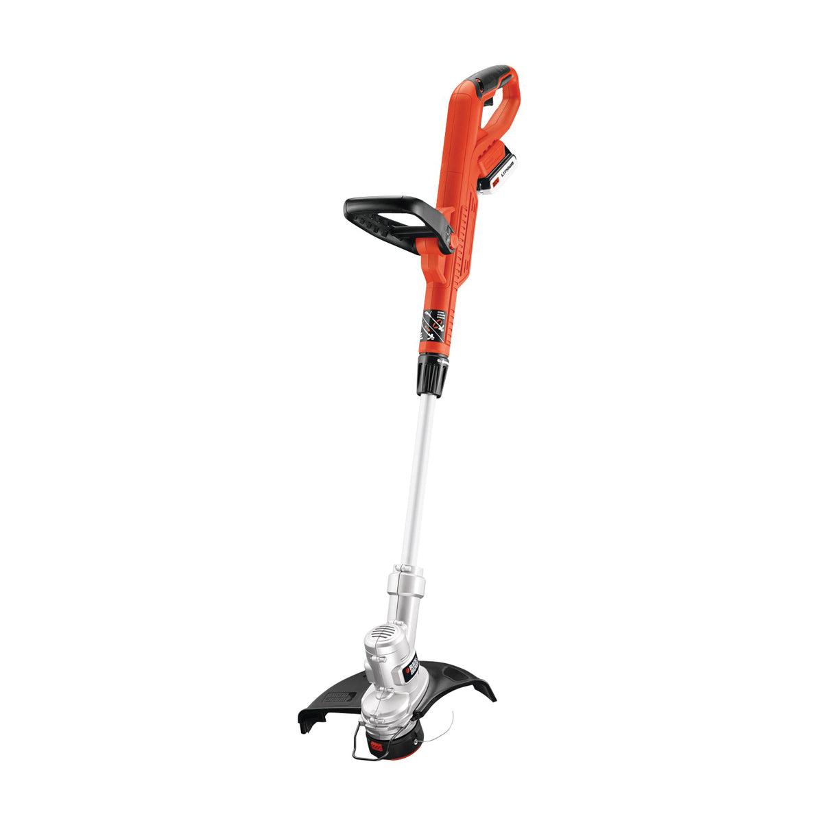 Black+Decker LST300 String Trimmer and Edger, 2.0 AH, 20 V, 12-1/2 in L Shaft