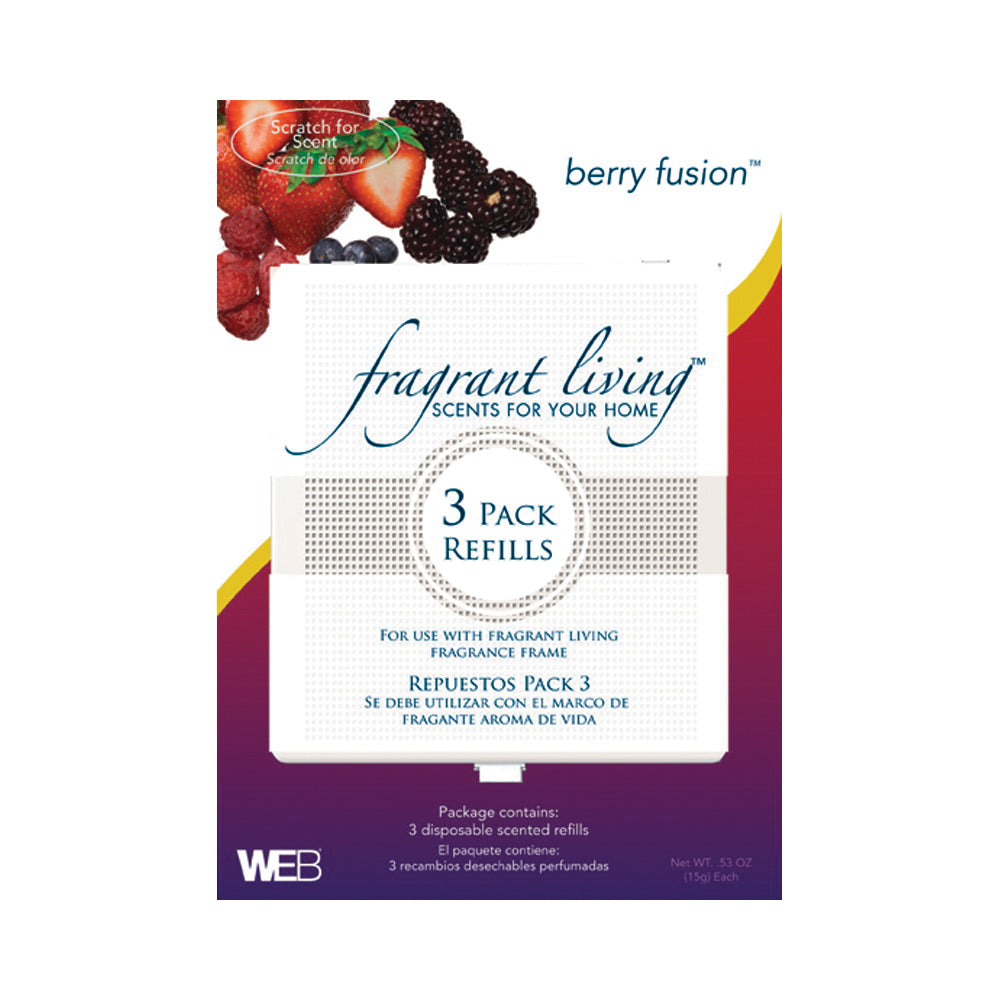 WEB Fragrant Living WSDR-BF Air Freshener, Berry Fusion