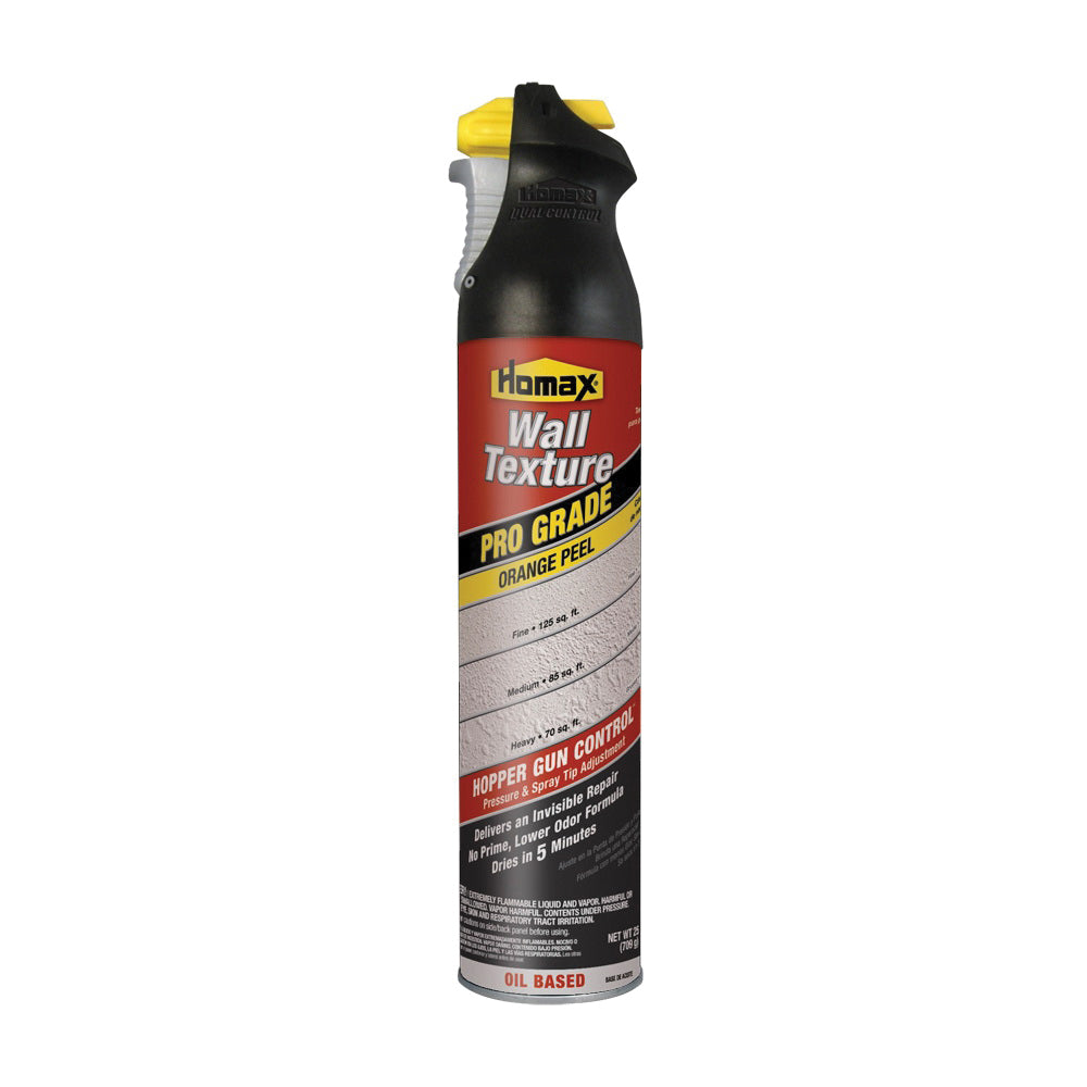 Homax 4555 Wall Texture, Slurry, Solvent, White, 25 oz Can