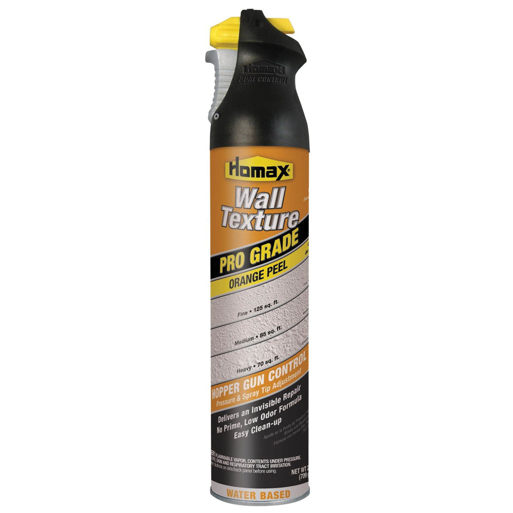 Homax 4592 Wall Texture, Liquid, Solvent, White, 25 oz Can