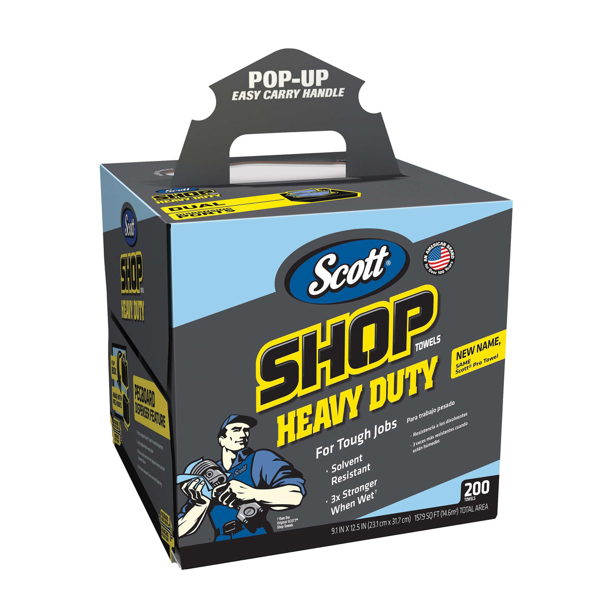 Scott 39360 Shop Towel, Blue