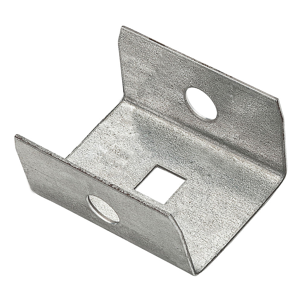 National Hardware N104-307 Box Rail End Cap, Steel, Galvanized