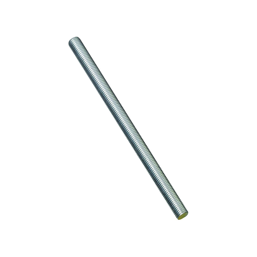 Stanley Hardware N179-648 Threaded Rod, 3/4-10 Thread, 72 in L, A Grade, Steel, Zinc, UNC Thread