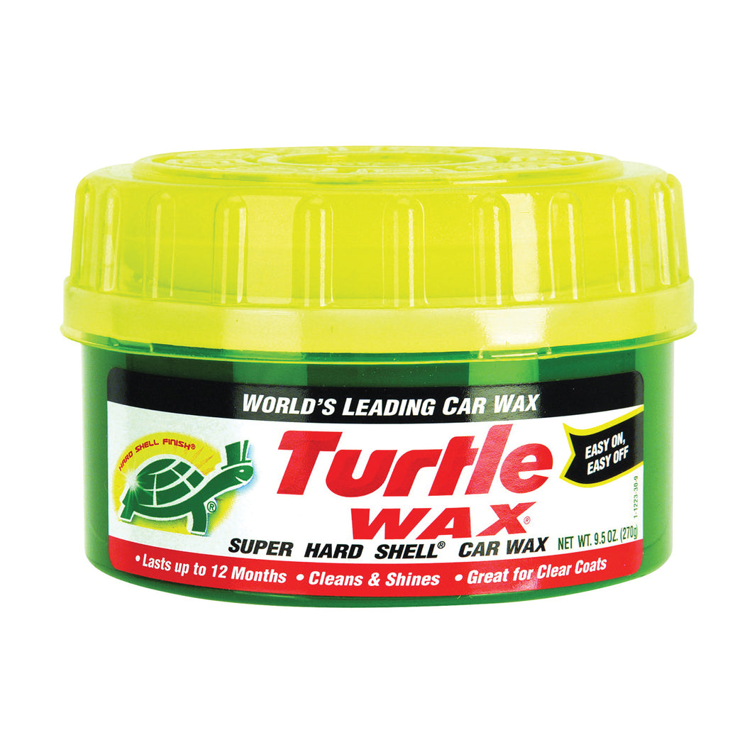 Turtle Wax SUPER HARD SHELL T223R Car Wax, 9.5 oz, Paste, Solvent