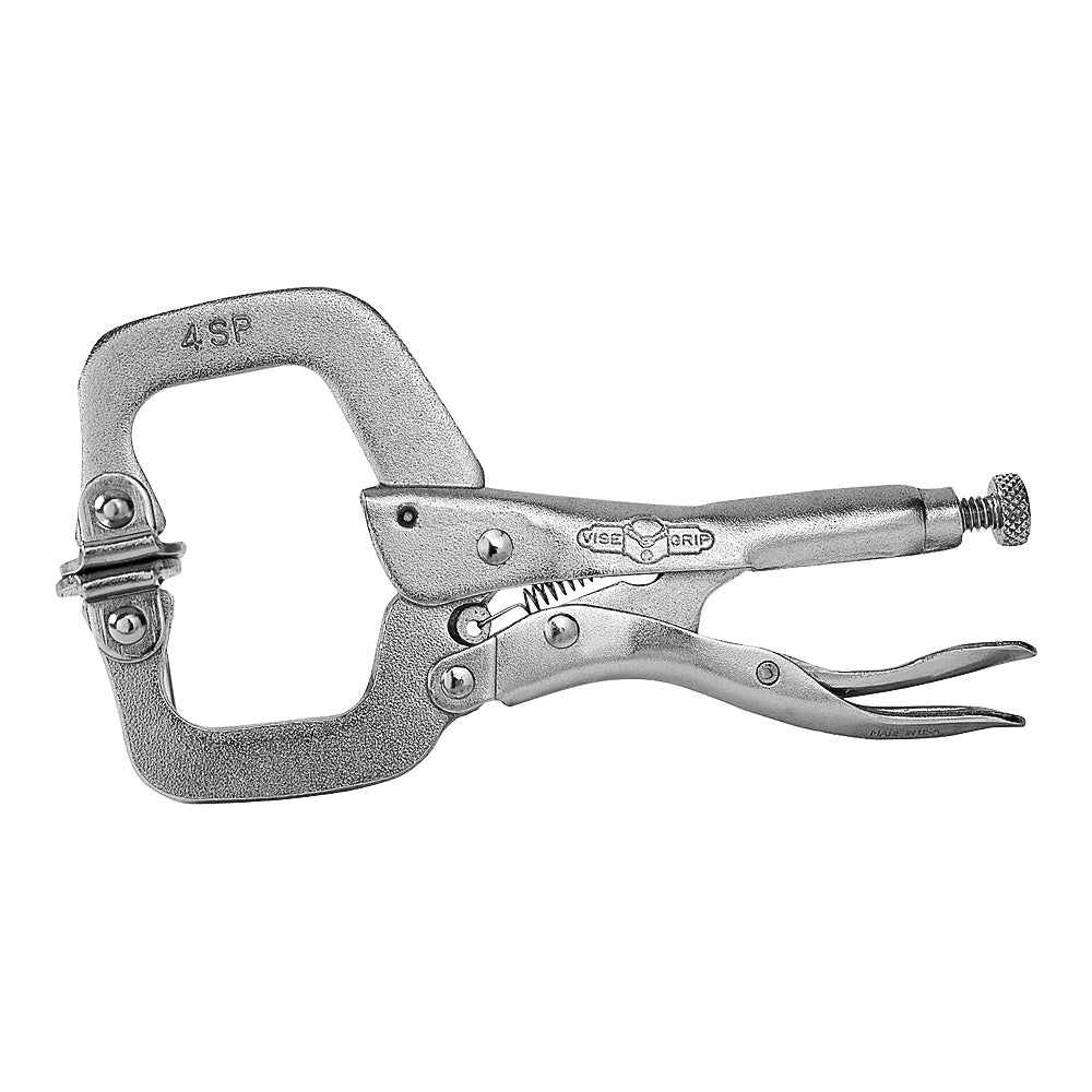 IRWIN 18 C-Clamp, 850 lb Clamping, 2-1/8 in Max Opening Size, 1-1/2 in D Throat, Steel Body