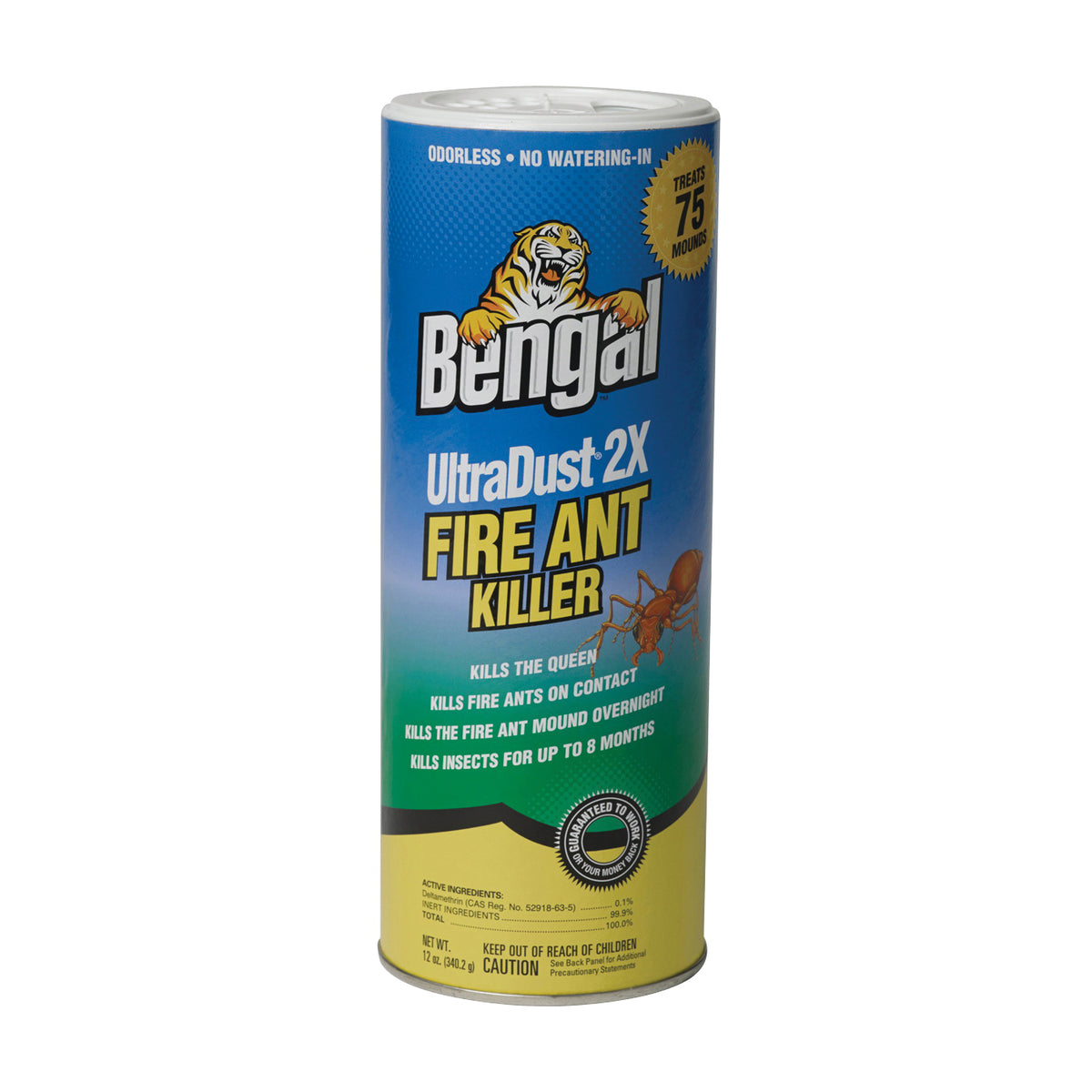 Bengal 93650 Fire Ant Killer, Powder, 12 oz Canister
