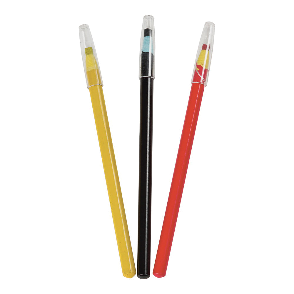 M-D 49144 China Marker Set, Blue/Red/Yellow, 10 in L