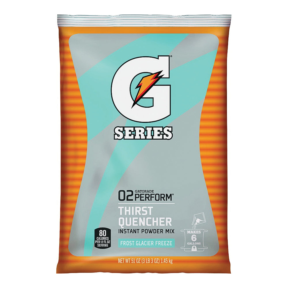 Gatorade 33676 Thirst Quencher Instant Powder Sports Drink Mix, Powder, Glacier Freeze Flavor, 51 oz Pack
