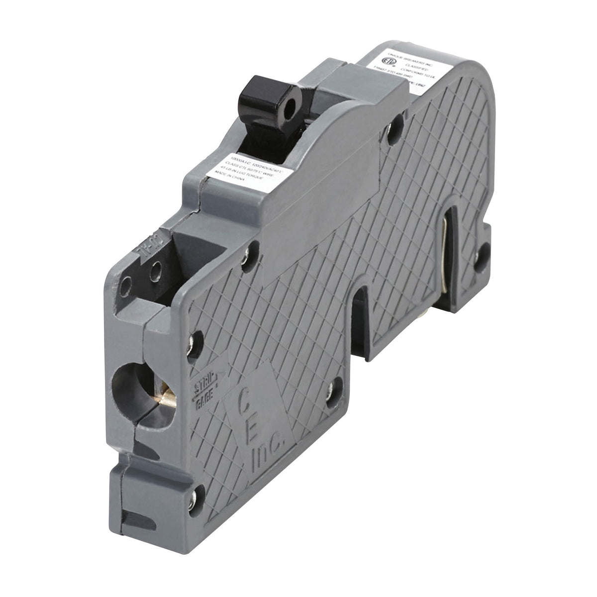 Zinsco UBIZ30 Circuit Breaker, Type UBIZ, 30 A, 1 -Pole, 120 V, Standard Trip, Plug Mounting