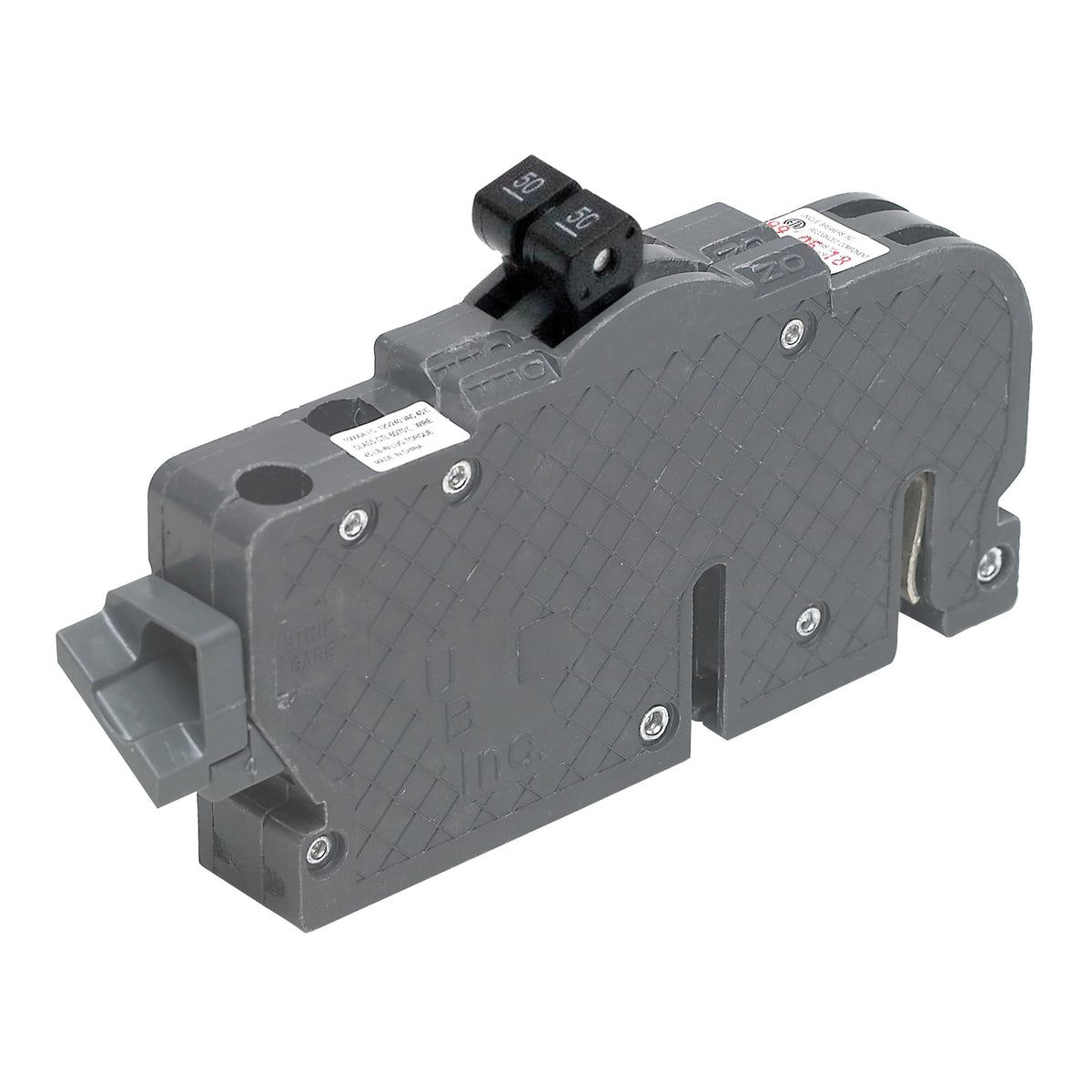 Zinsco UBIZ0260 Circuit Breaker, Type UBIZ, 60 A, 2 -Pole, 120/240 V, Standard Trip, Plug Mounting