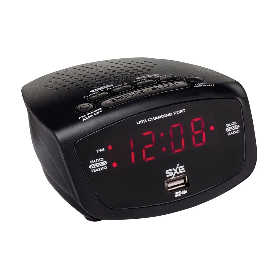 Westclox SXE86001 Alarm Clock, LED Display