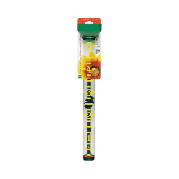 EZRead 820-1002 Rain Gauge, 5 in, Yellow