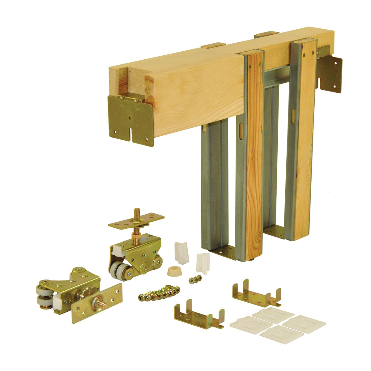 Johnson Hardware 203080PF Pocket Door Frame Kit