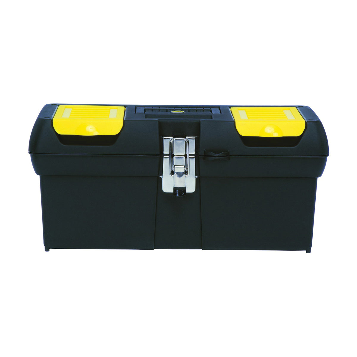 STANLEY 016013R Tool Box with Tray, 2.1 gal, Polypropylene, Black