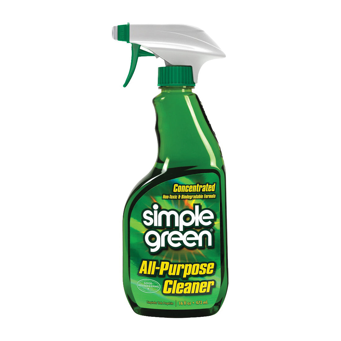 Simple Green 2710001213002 All-Purpose Cleaner, 16 oz Spray Bottle, Liquid, Sassafras, Green