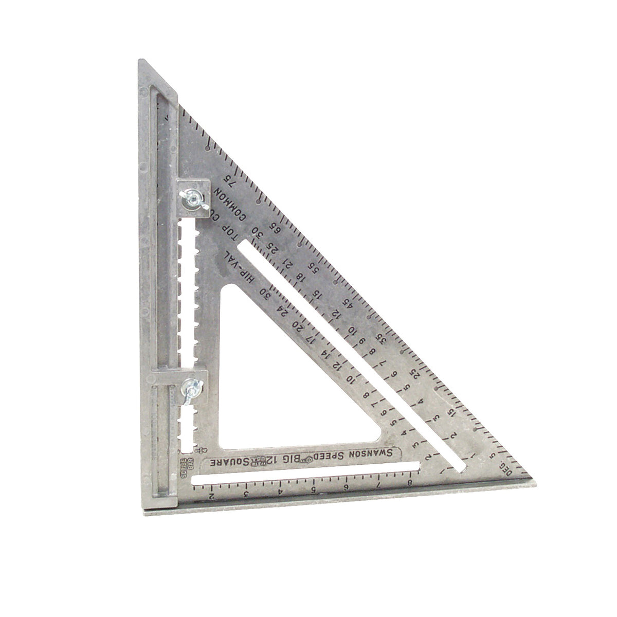Swanson Big 12 Speed Series S0107 Framing Square, Aluminum, 12 in L, 12 in W