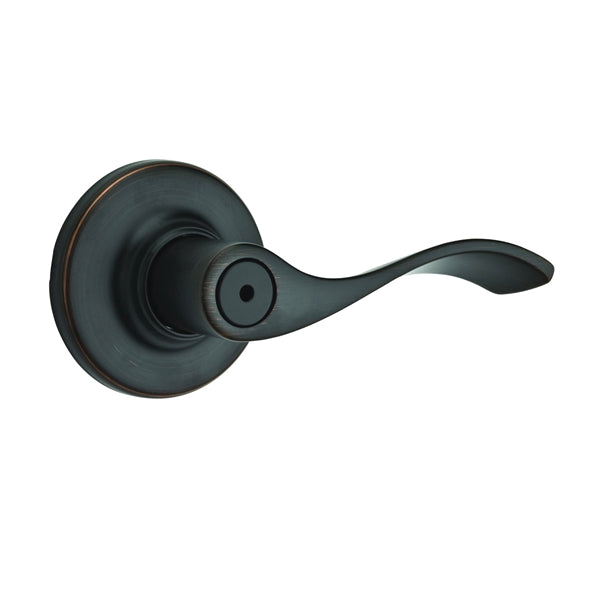 Kwikset 300BL-11PCP Privacy Lever, Venetian Bronze