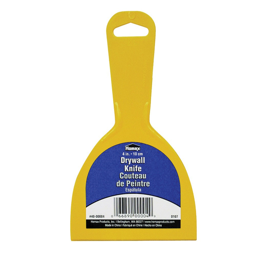 Homax 40-00004 Knife, 4 in W Blade, Polystyrene Blade, Taping Blade
