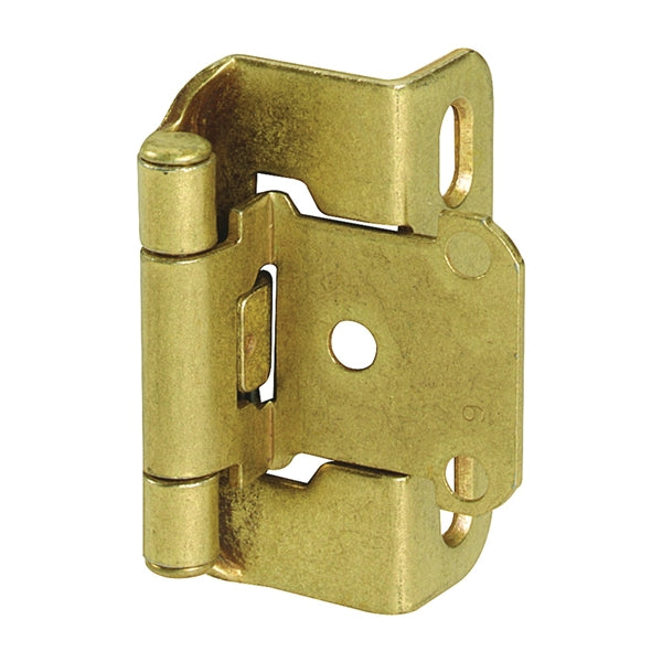 Amerock BPR7550BB Cabinet Hinge, Burnished Brass