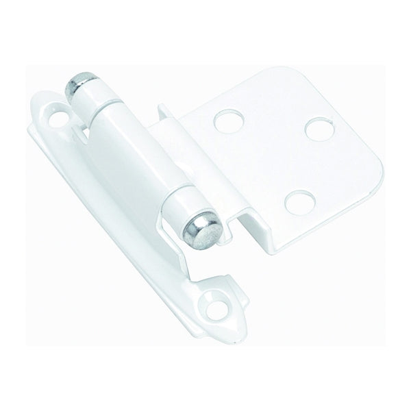 Amerock BPR3428W Cabinet Hinge, 3/8 in Inset