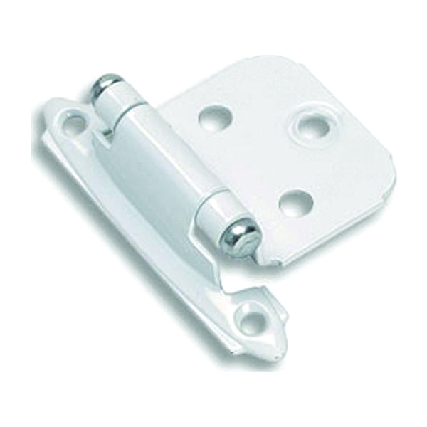 Amerock BPR3429W Cabinet Hinge, 3/8 in Inset