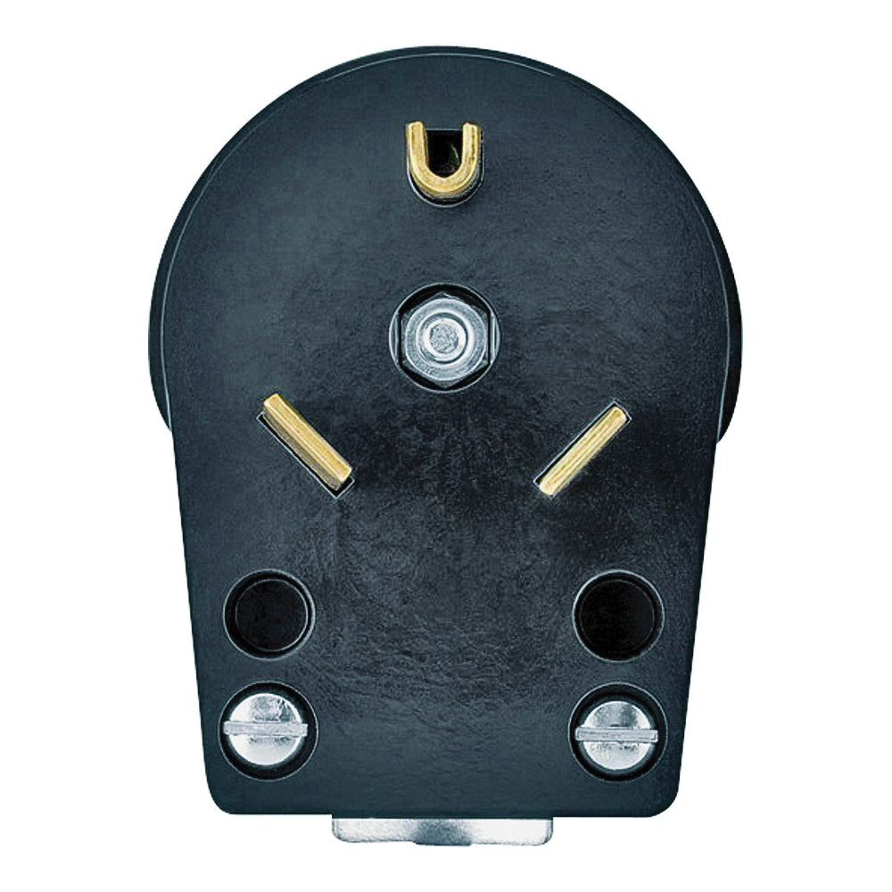 Eaton Wiring Devices 83-BOX Electrical Plug, 2 -Pole, 30 A, 125 V, NEMA: NEMA TT-30, Black