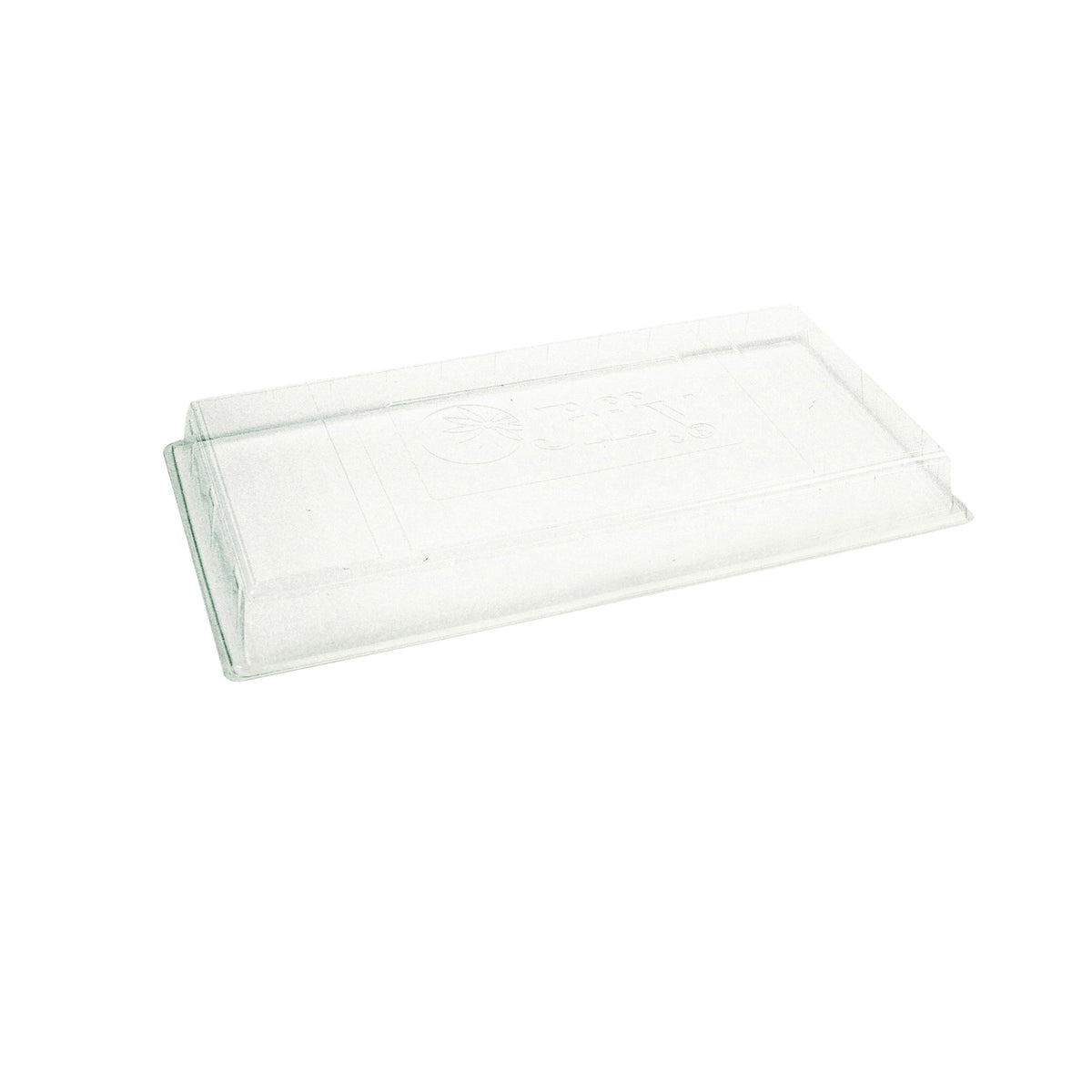 Jiffy TDOME Tray Cover, 11 in L Tray, 22 in W Tray, Plastic, Clear