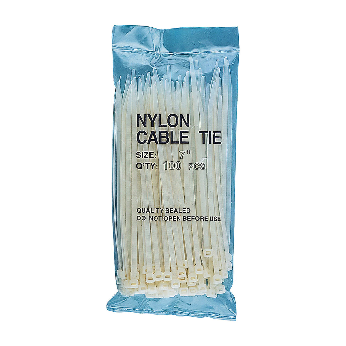 ProSource RAT9/3111D3L Cable Tie, 42 mm Max Bundle Dia, Self-Lock Locking, Nylon, Clear