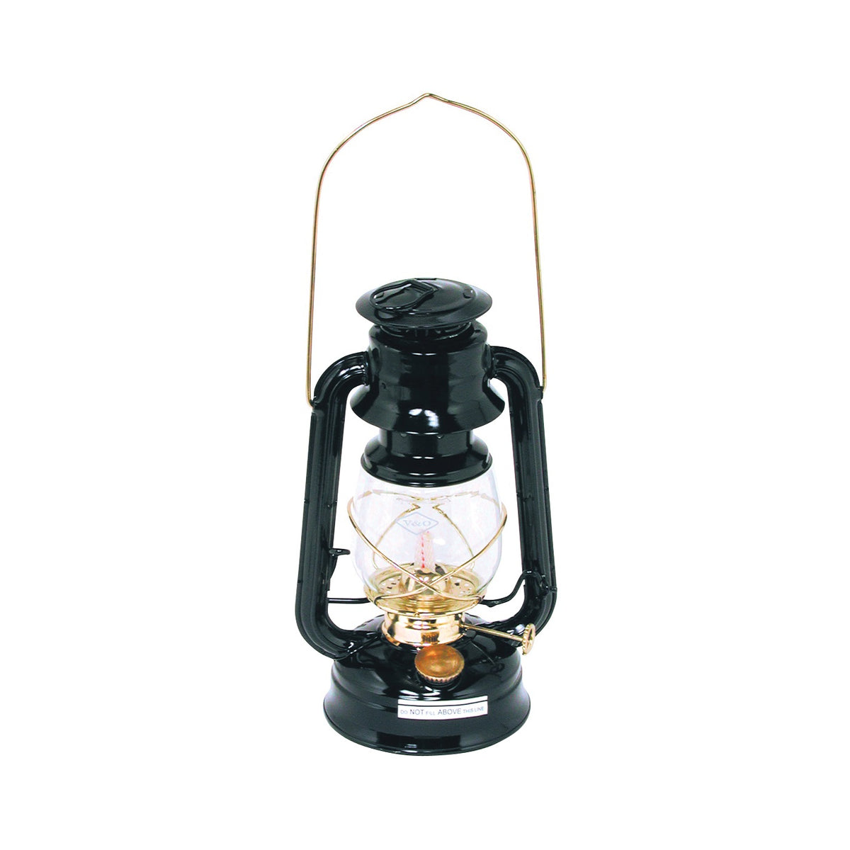 21ST CENTURY 210-76000 Lantern, 8 oz Capacity, 11 hr Burn Time, Black