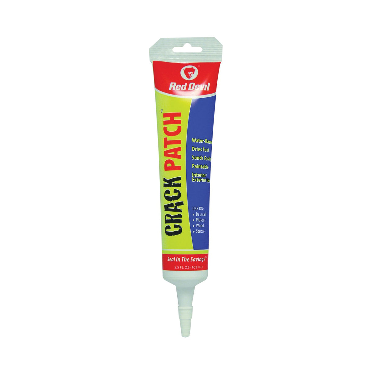 Red Devil 0805 Spackling Paste White, White, 5.5 fl-oz Squeeze Tube