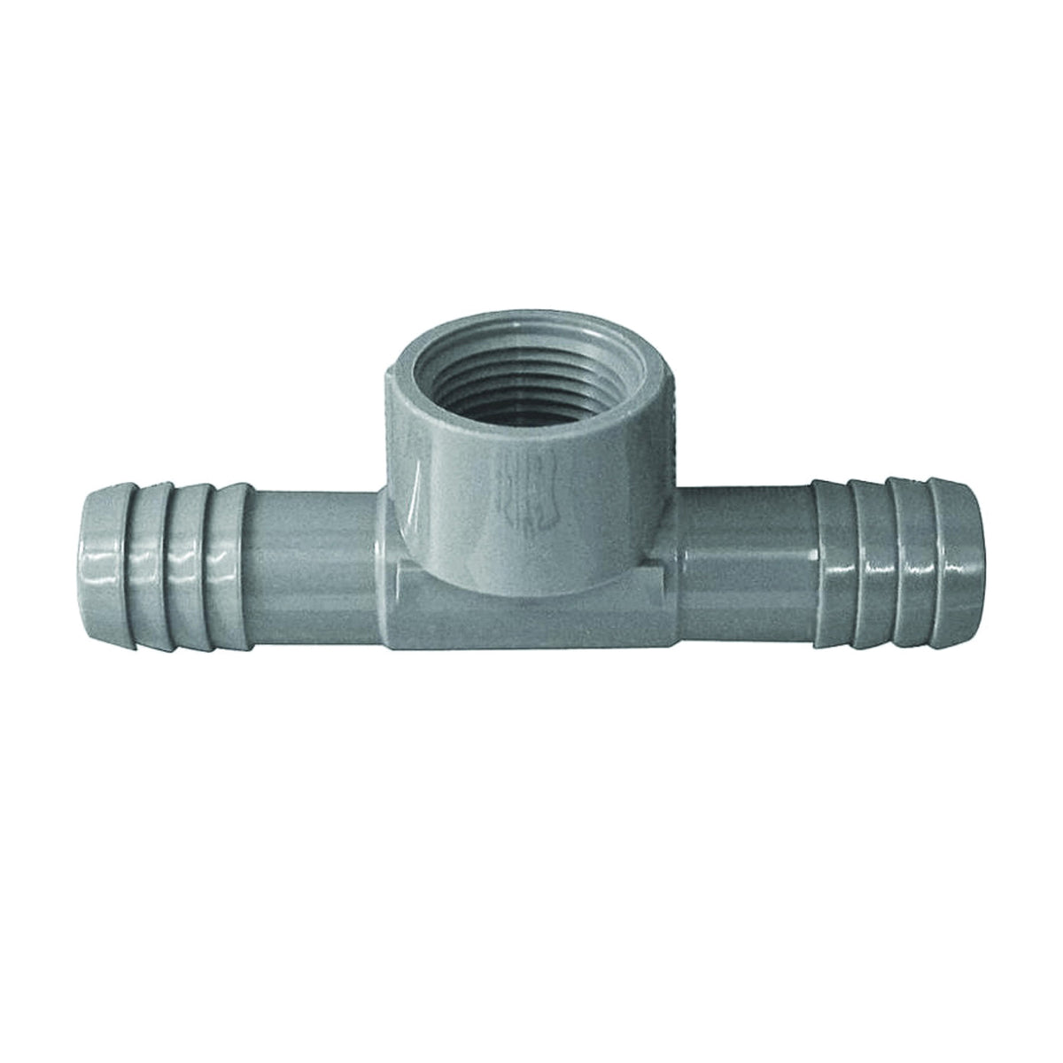 GENOVA 351451 Pipe Tee, 1-1/2 in, Insert x Insert x FIP, Polypropylene/PVC