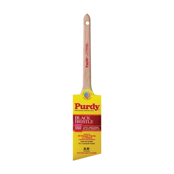 Purdy Black Bristle Adjutant 024025 Trim Brush, China Bristle, Rat Tail Handle