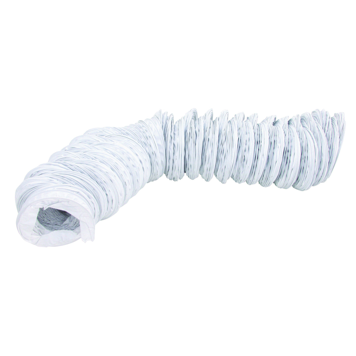 Lambro 219L Vent Hose, 4 in ID, 50 ft L, Vinyl, White