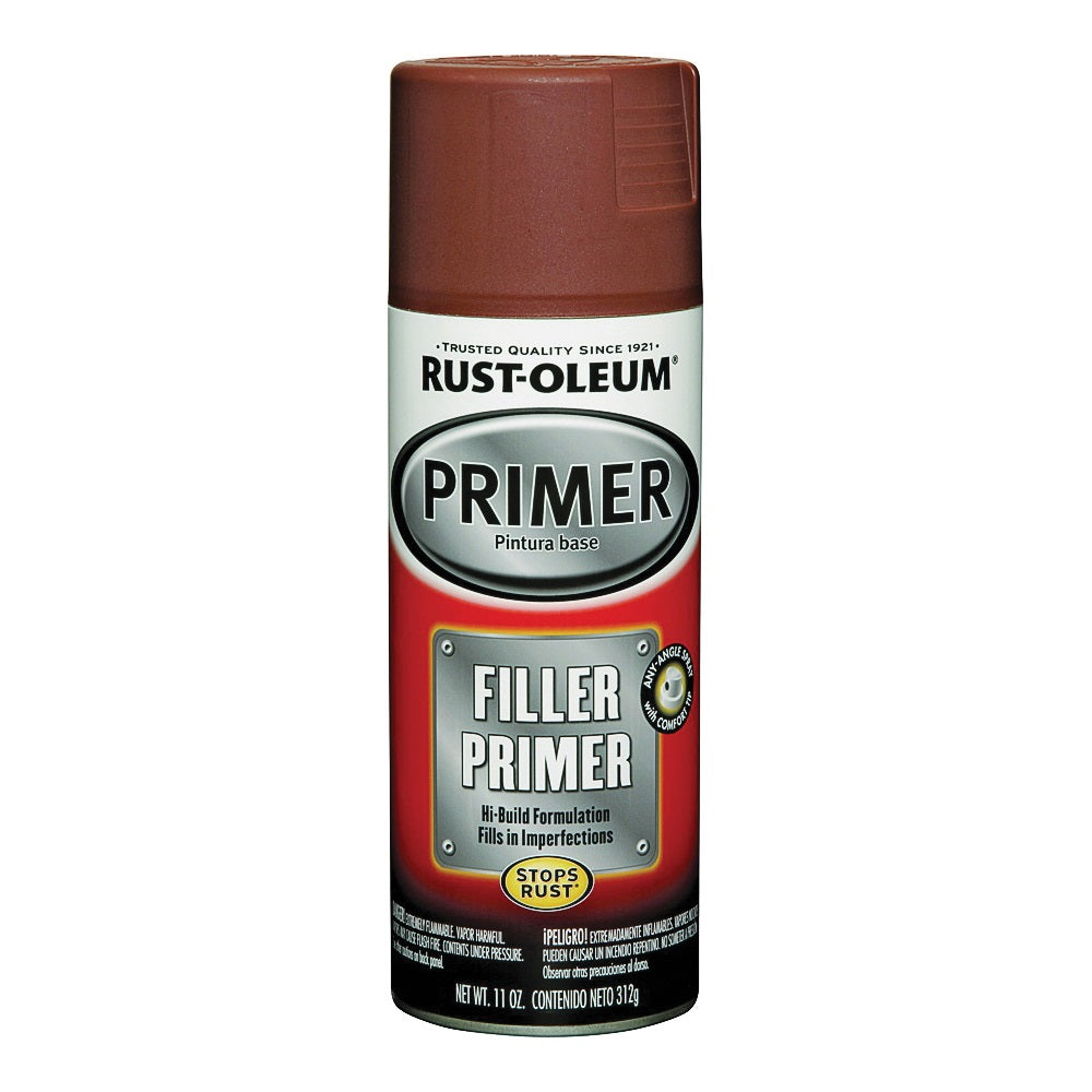RUST-OLEUM AUTOMOTIVE 249320 Automotive Primer Spray Paint, Red, 11 oz, Aerosol Can