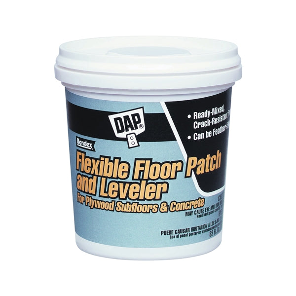 DAP Bondex 59184 Floor Leveler and Patch, Gray, 1 qt Tub