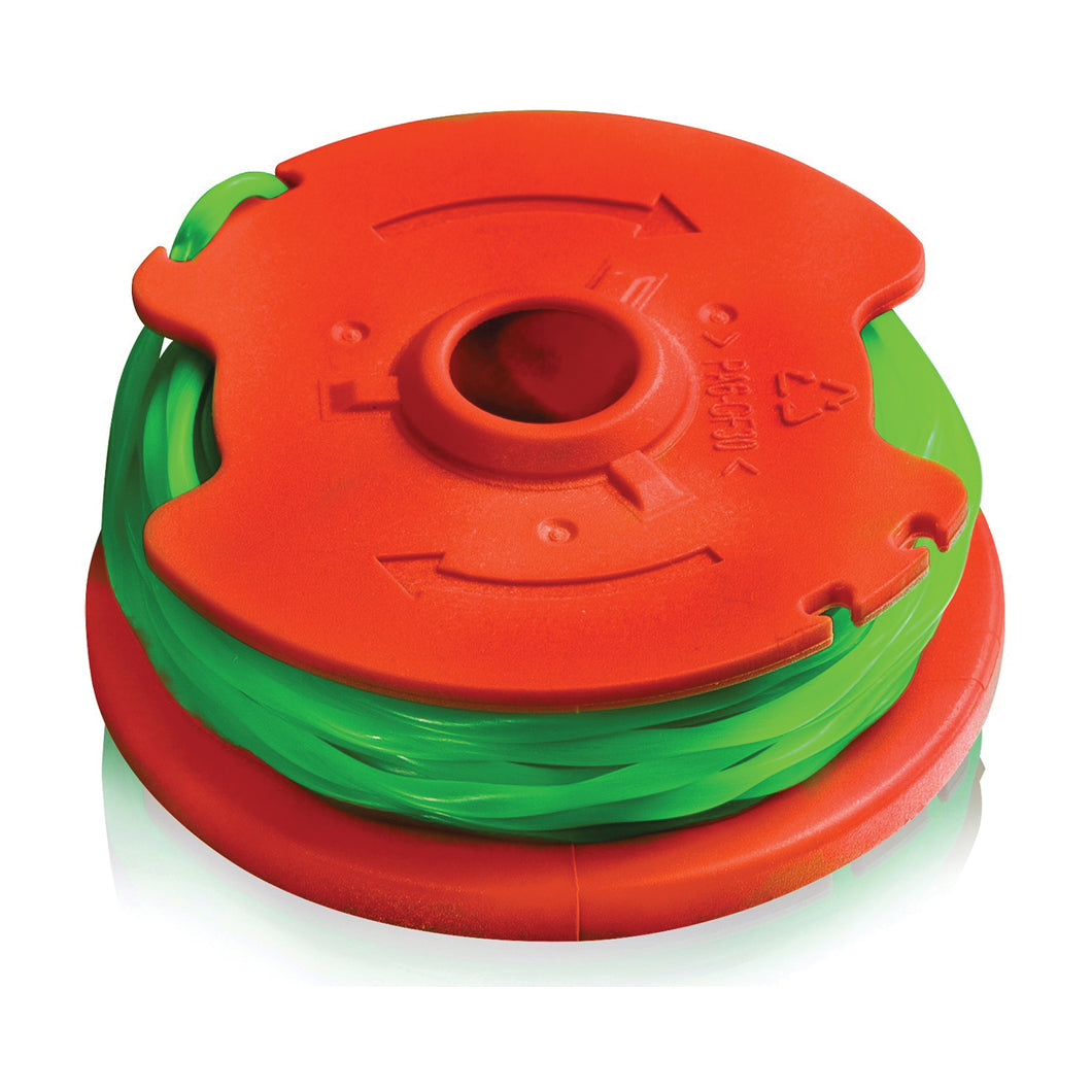 WORX WA0014 Spool and Line, 0.080 in Dia, 20 ft L, Co-Polymer Nylon Resin, Green