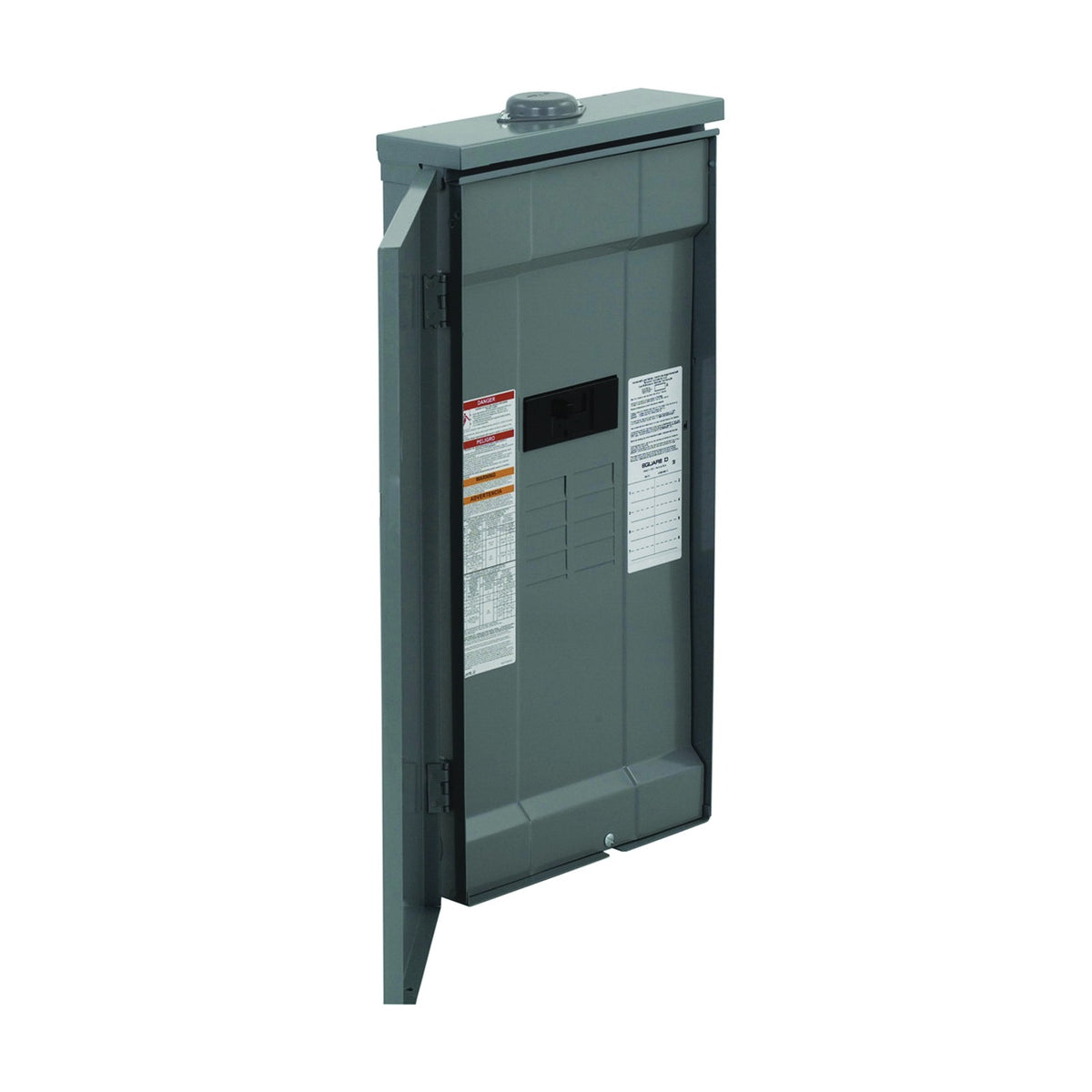 Square D HOM816M200PFTRB Load Center, 16 -Pole, 200 A, 8 -Space, NEMA 3R Enclosure, Flush, Surface Mounting