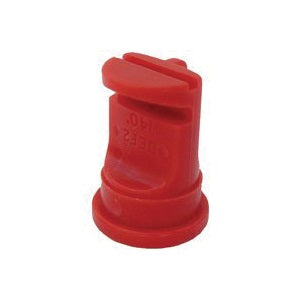 VALLEY INDUSTRIES DF2.0-CSK Deflector Spray Tip, 140 deg, Red