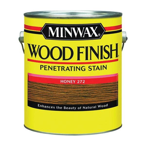 Minwax Wood Finish 711490000 Wood Stain, Honey, Liquid, 1 gal, Can