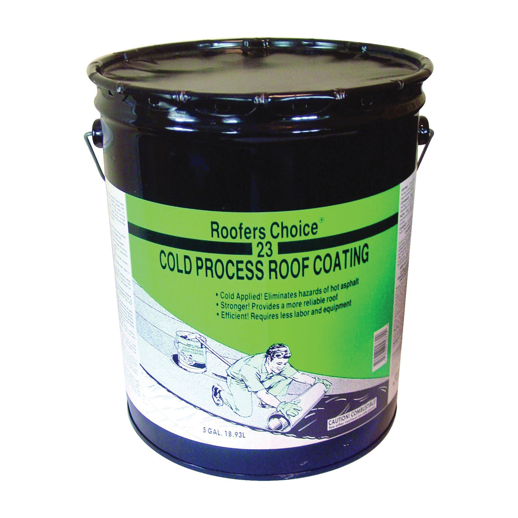 Henry Roofers Choice Series RC023070 Roof Coating, Black, 18.93 L Pail, Liquid